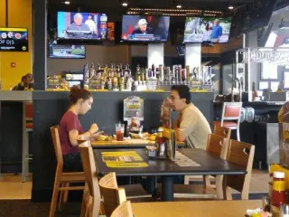 Photo of the bar area of a Buffalo Wild Wings