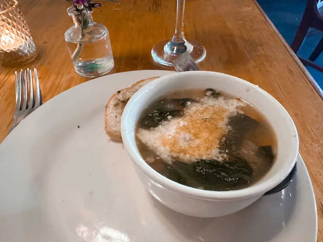 Photo of white bean soup