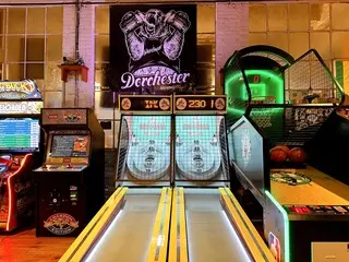 Photo of skeeball and games