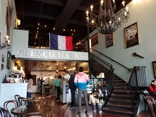 Photo of the interior of The French Market Creperie