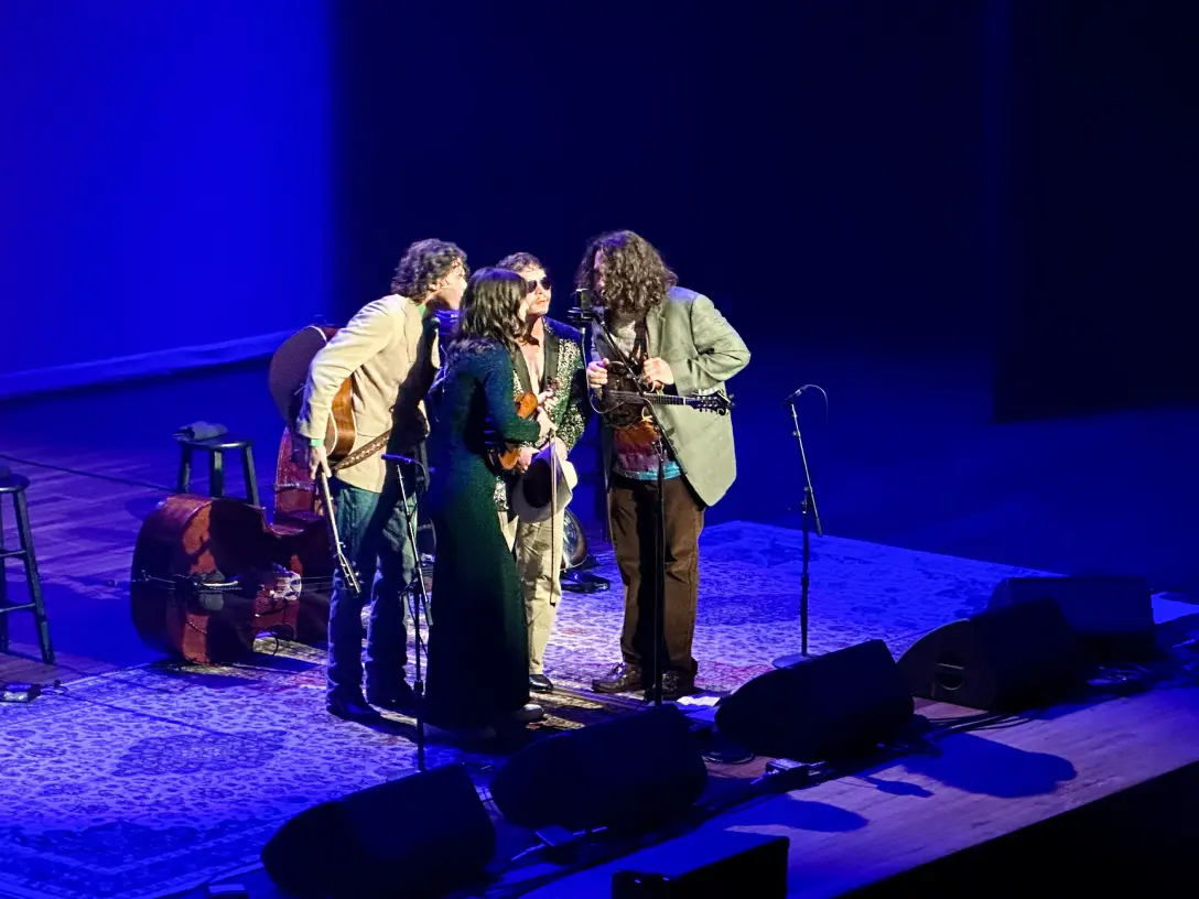 Photo of East Nash Grass on stage at the Ryman